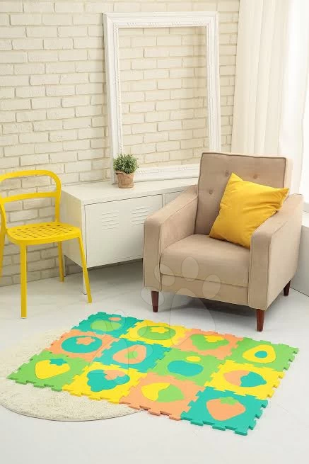 Schaumpuzzle Frucht Lee Unterlage Für Die Kleinsten 6 Teile 32*32*1,3 Cm Ab 0 Monaten