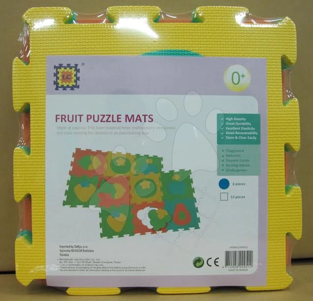 Schaumpuzzle Frucht Lee Unterlage Für Die Kleinsten 6 Teile 32*32*1,3 Cm Ab 0 Monaten – Bild 2