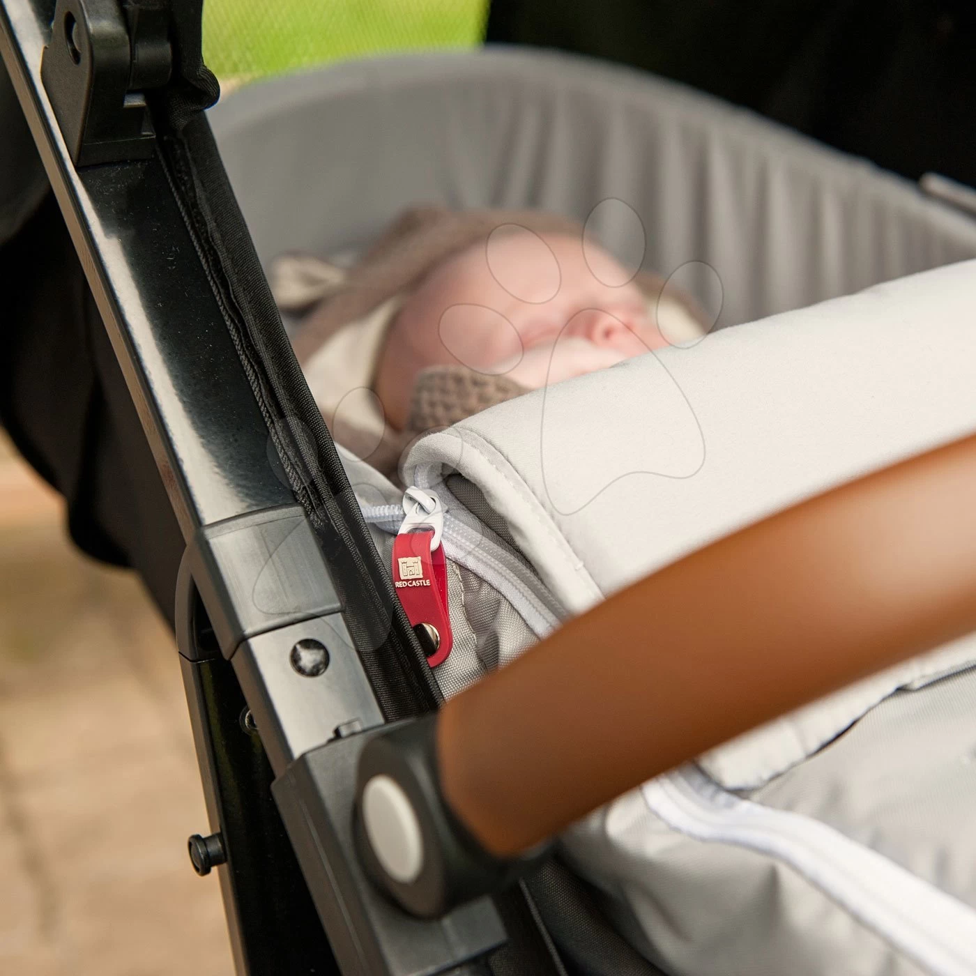 Fußsack Für Kinderwagen Baby Cocoon CityLink® III Red Castle Grau, Kompatibel Für Die Meisten Kinderwagen Ab 0 Monaten – Bild 5