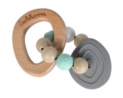 Holzset Für Die Kleinsten Natur Baby Pure Eichhorn Beißring Rassel Kuschelspielzeug Und Kette 5 Arten Ab 0 Monate