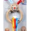 Holzrassel Mit Beißring Baby Eichhorn Hase Mit Schlüsseln Am Ring Ab 3 Monaten