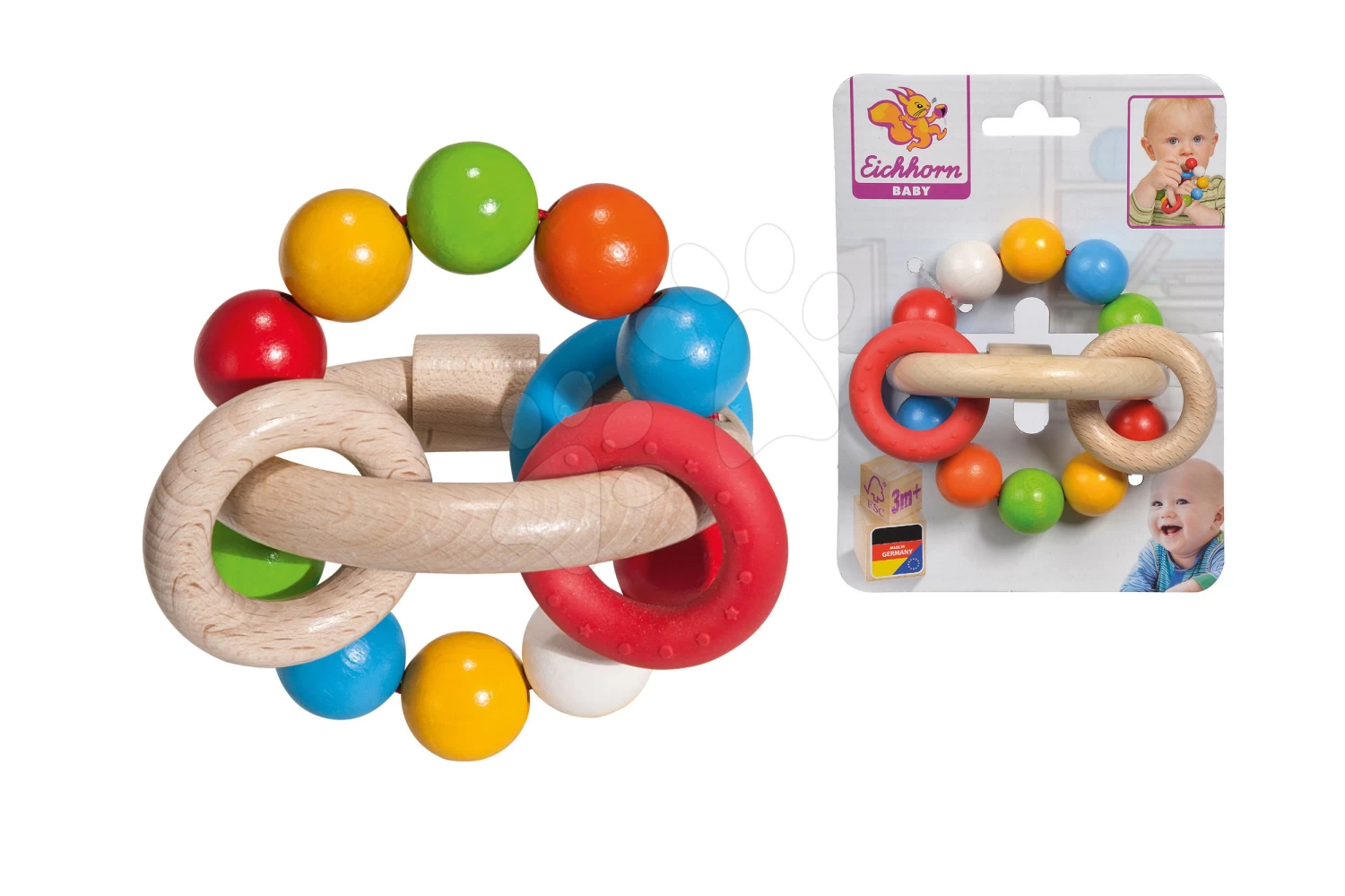 Holzrassel 3D Baby Eichhorn Ab 3 Monaten – Bild 5