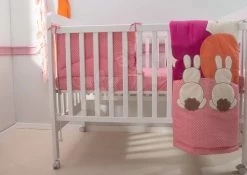 Decke Satin Hasen ToTs SmarTrike Häschen 100% Baumwollsatin-Aussehen Rosa Look Ab 0 Monaten