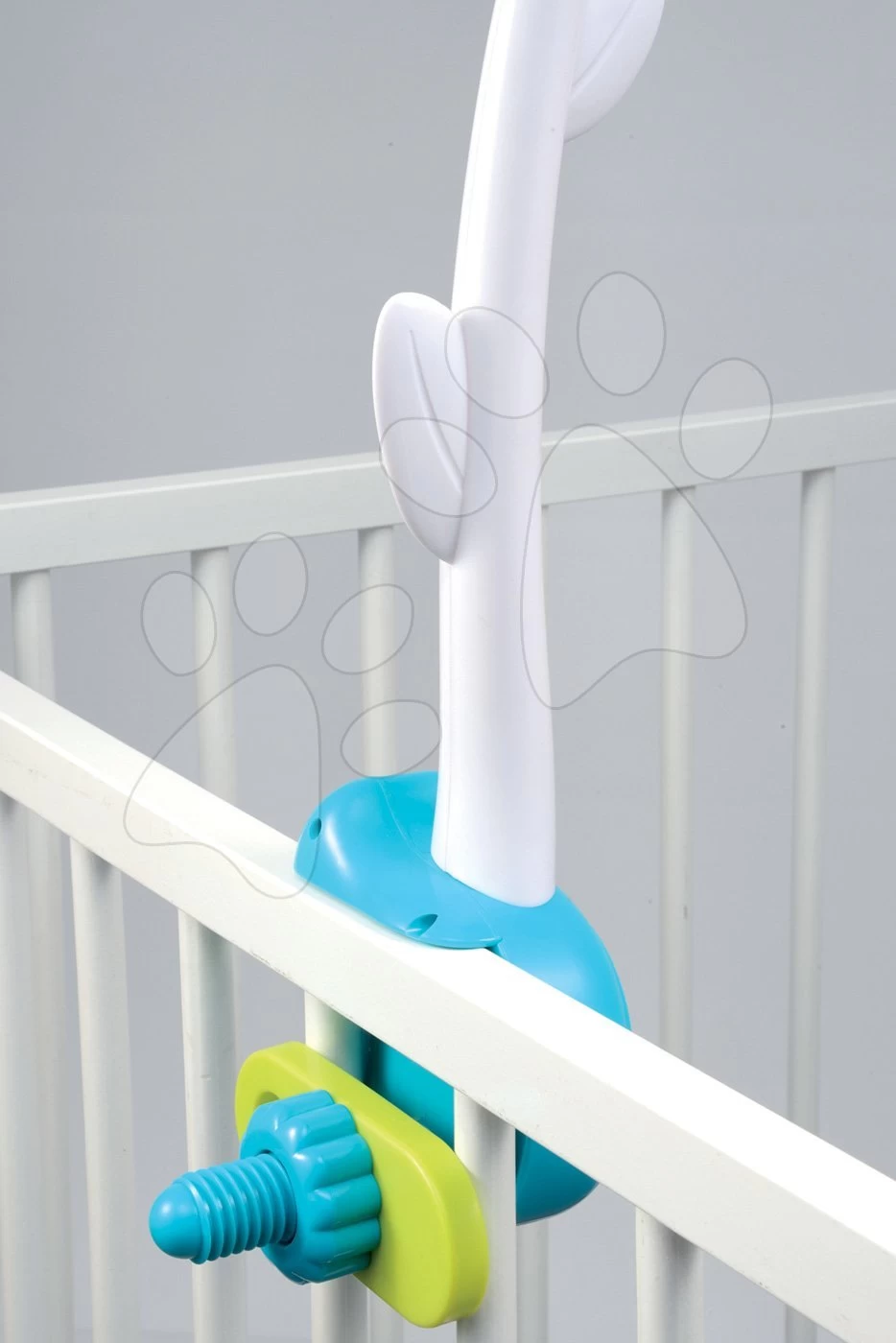 Karussell über Der Krippe Flower Cotoons Smoby Mit Schmetterlingen, Musik Und Licht Blau Ab 0 Monaten – Bild 10