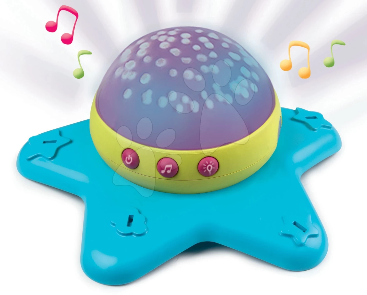 Set Karussell über Dem Kinderbett Star Cotoons Smoby 2in1 Mit Eulen Und Rassel Und Für Kinder Apfel – Bild 2