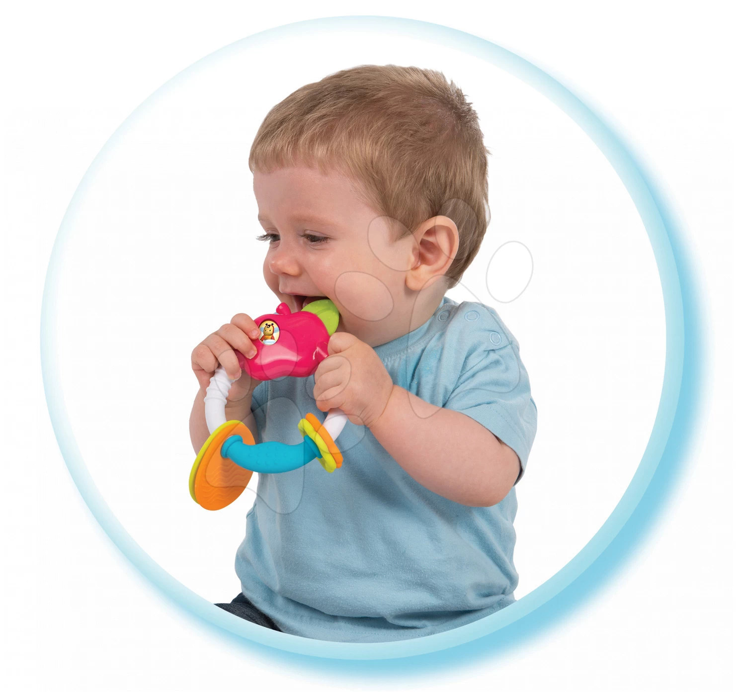 Set Karussell über Dem Kinderbett Star Cotoons Smoby 2in1 Mit Eulen Und Rassel Und Für Kinder Apfel – Bild 8