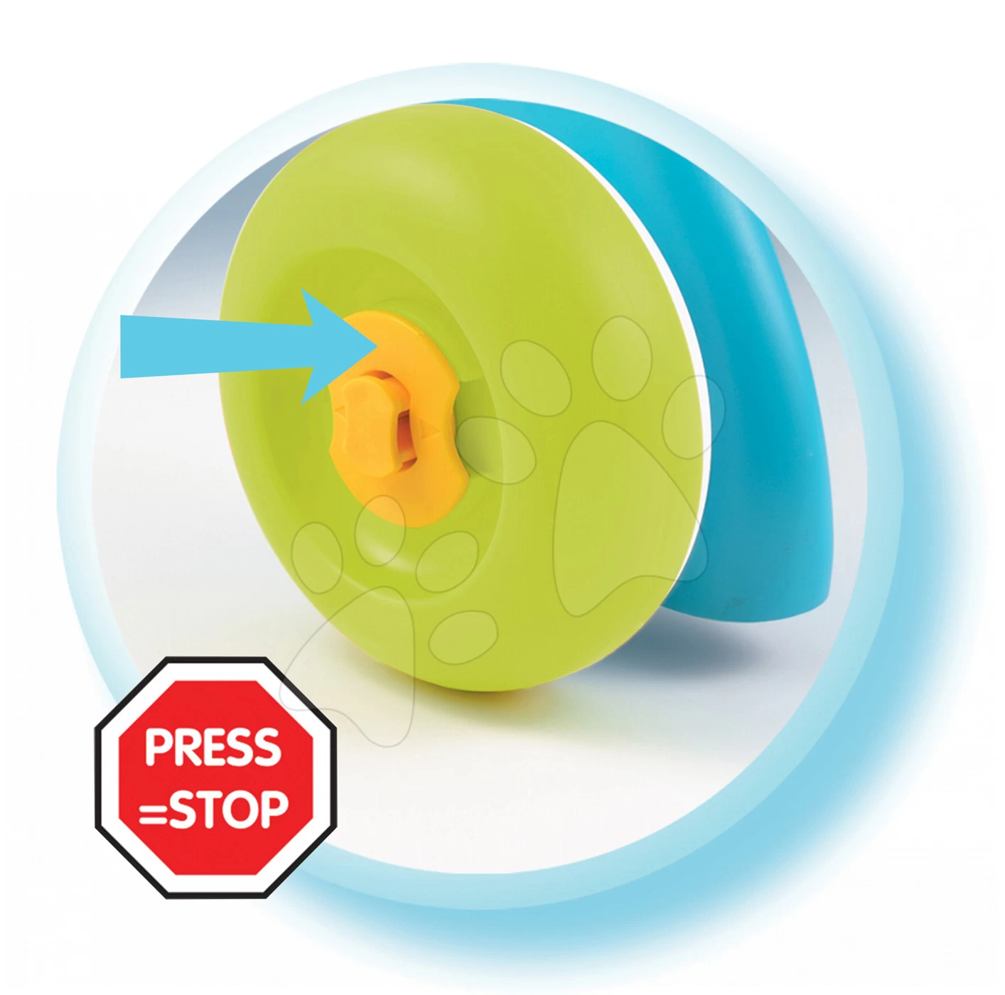 Didaktischer Lauflernwagen Cotoons Smoby Mit Sound Und Licht Blau Ab 12 Monaten – Bild 2