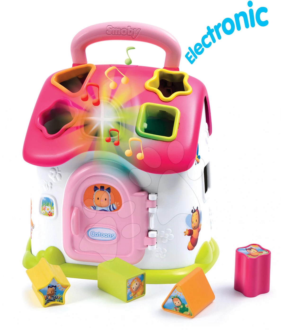 Lehrhaus Smoby Didactic House Cotoons Smoby Einlege-Lehraus Mit Blau Ab 12 Monaten – Bild 7