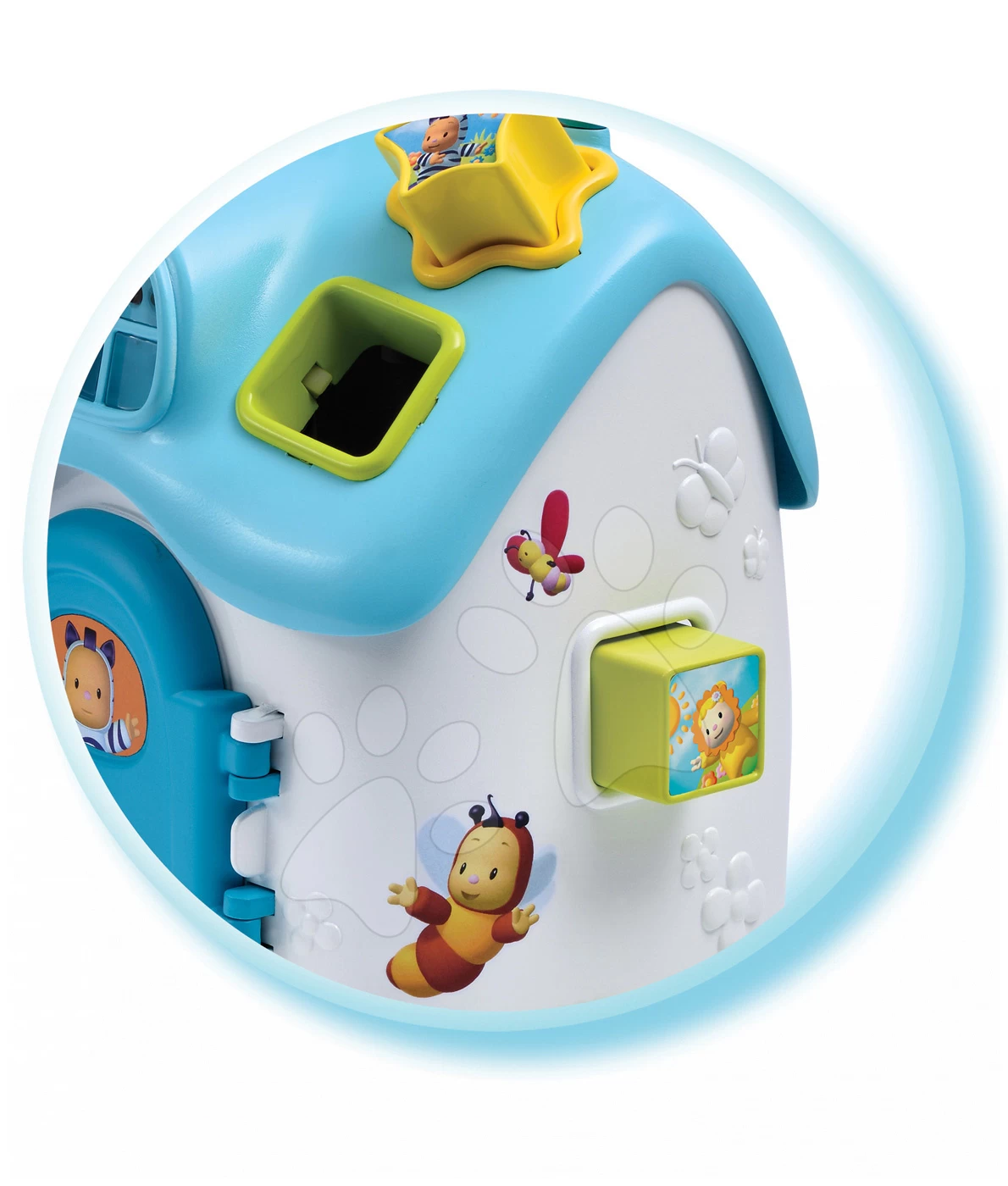 Lehrhaus Smoby Didactic House Cotoons Smoby Einlege-Lehraus Mit Blau Ab 12 Monaten – Bild 2