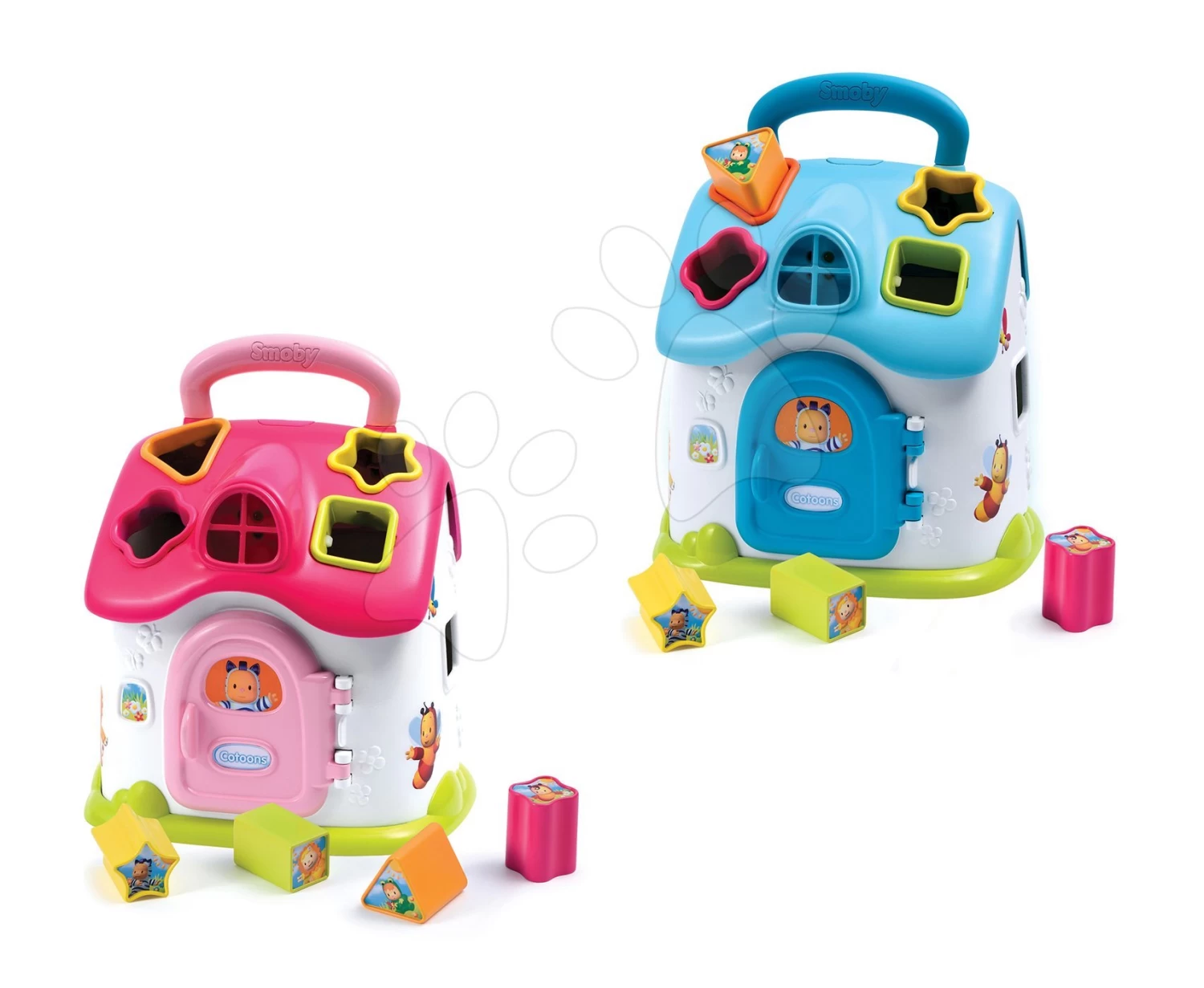 Lehrhaus Smoby Didactic House Cotoons Smoby Einlege-Lehraus Mit Blau Ab 12 Monaten – Bild 6