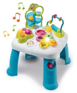 Set Didaktischer Tisch Activity Table Cotoons Smoby Mit Ton, Licht Und Laufrad Rookie Mit Lenkrollen