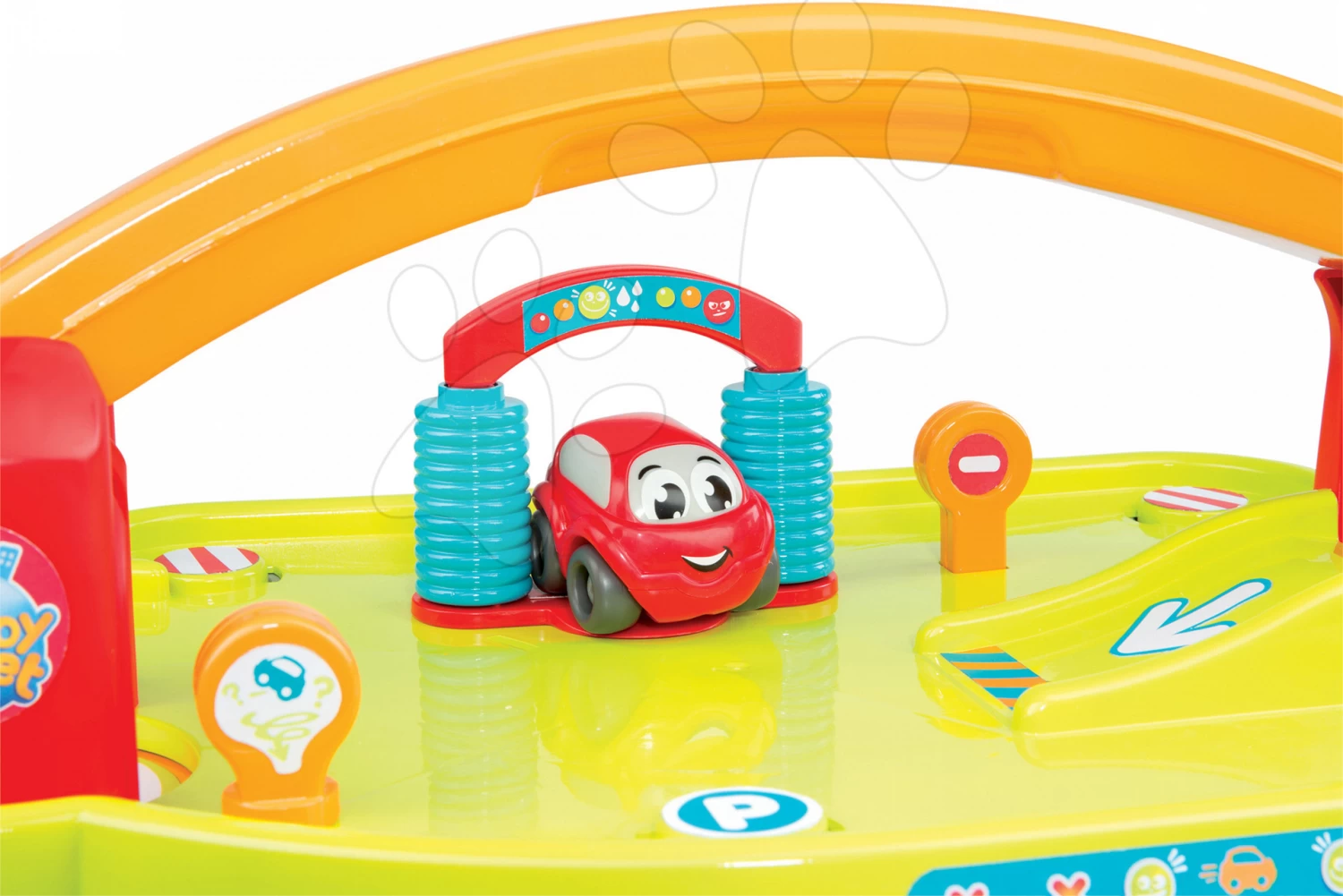 Set Lauflernhilfe Mit Didaktischem Koffer Trott Cotoons 2v1 Smoby Mit Ton Und Licht Und Eine Zweistöckige Garage Vroom Planet Grand – Bild 17