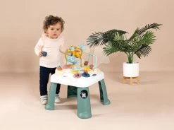 Didaktischer Tisch Activity Table Little Smoby Mit Funktionen Zur Entwicklung Der Feinmotorik Ab 12 Monaten SM140303