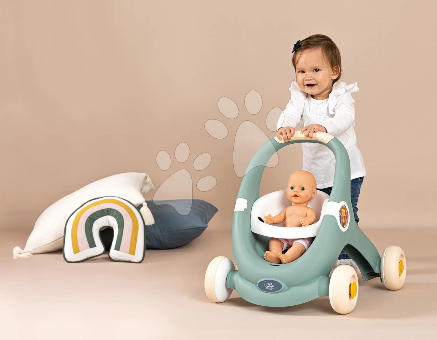 Didaktische Lauflehrnhilfe Und Wagen Trotty Walker 3in1 Little Smoby Mit Einem Abnehmbaren Tablet Mit Funktionen Zur Entwicklung Der Motorik Ab 12 Monaten SM140304 – Bild 5