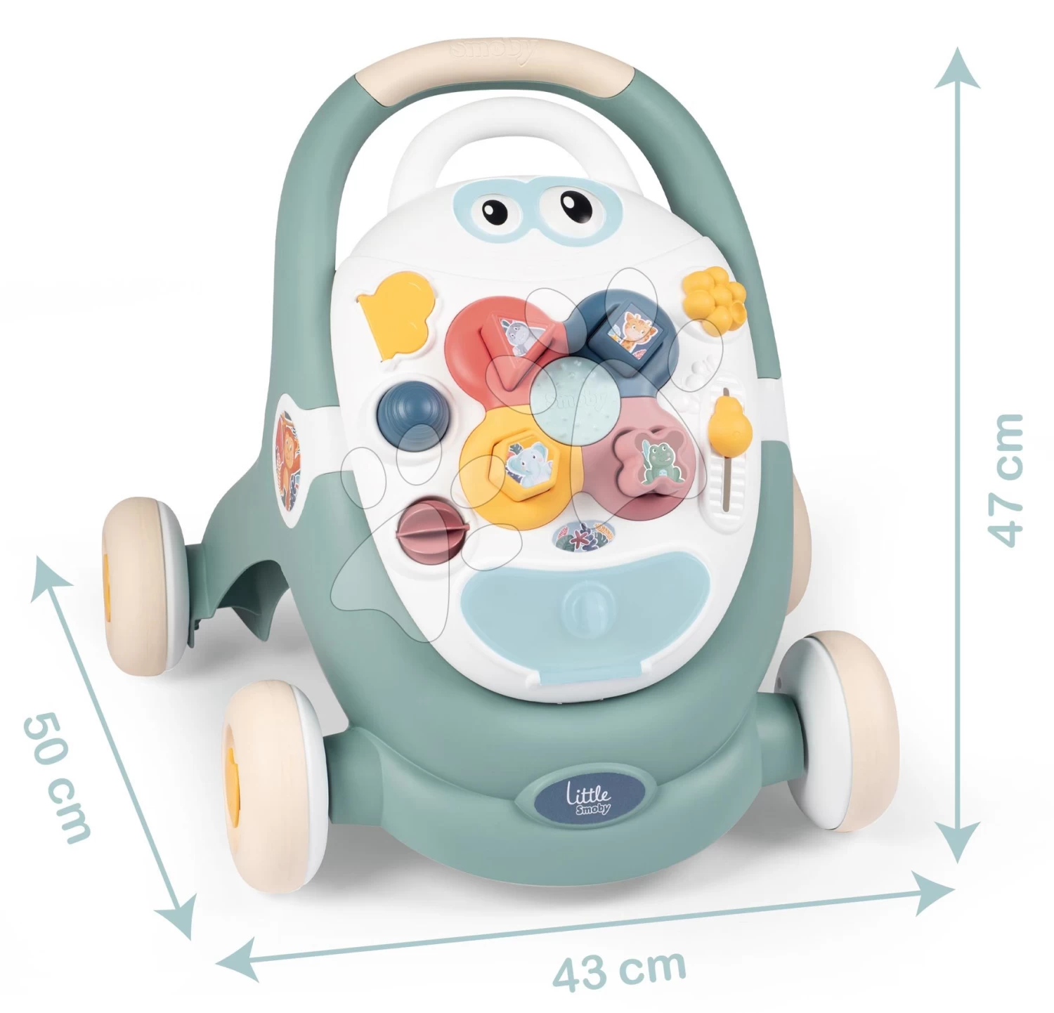Didaktische Lauflehrnhilfe Und Wagen Trotty Walker 3in1 Little Smoby Mit Einem Abnehmbaren Tablet Mit Funktionen Zur Entwicklung Der Motorik Ab 12 Monaten SM140304 – Bild 9