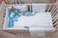 Spannbettlaken Für Babybett Classic ToTs-smarTrike Vögel 2 Stück 100% Baumwolljersey Blau Ab 0 Mon