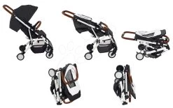 Sportkinderwagen CityLink® III Red Castle Faltbar Mit Weißer Konstruktion Und 5-Punkt-Sicherheitsgurt Ab 0 Monaten