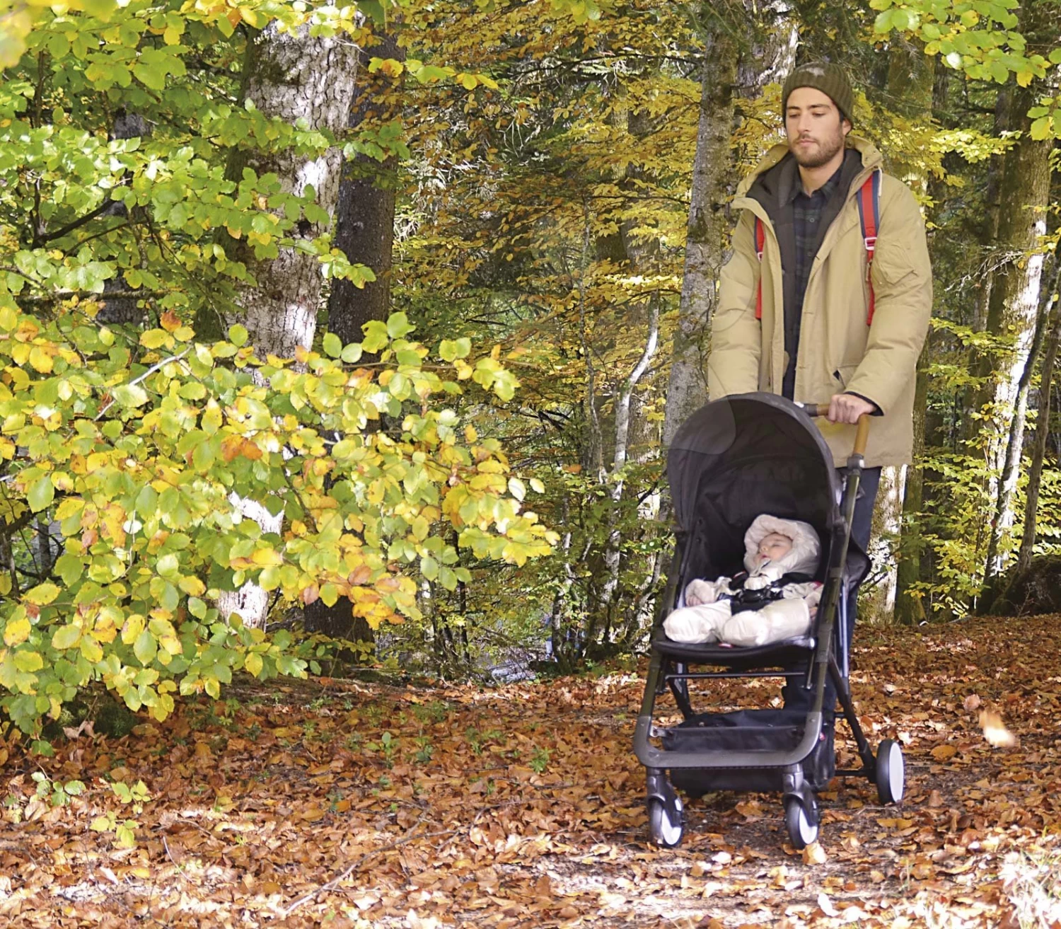 Sportkinderwagen CityLink® III Red Castle Faltbar Mit Weißer Konstruktion Und 5-Punkt-Sicherheitsgurt Ab 0 Monaten – Bild 15