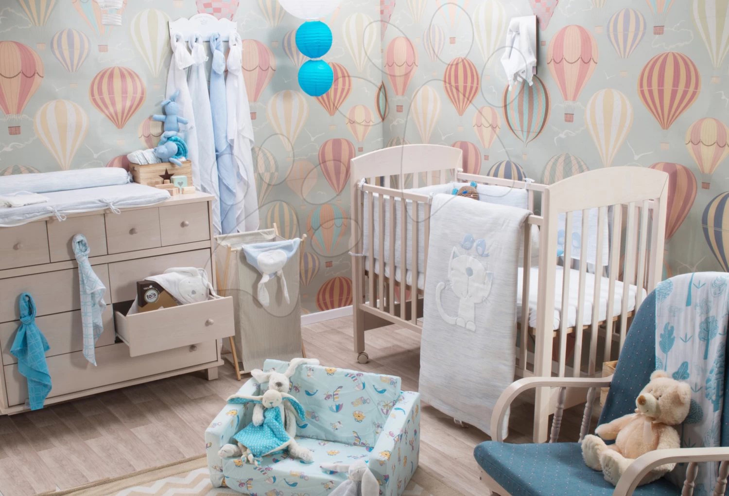 Baumwollwindeln ToTs-smarTrike Übergröße 4 Stück 100% Baumwolle Natur Blau Ab 0 Monaten – Bild 4