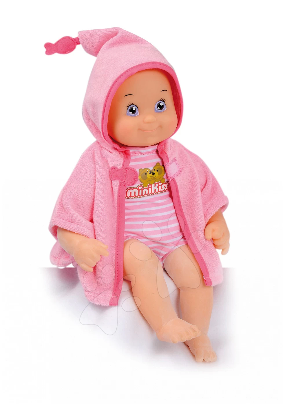 Set Lauflernhilfe Trott Cotoons 2v1 Smoby Grün Mit Würfeln, Licht Und Melodie Und Einer Puppe Mit Ton, Zum Schwimmen/Baden, 27 Cm – Bild 3