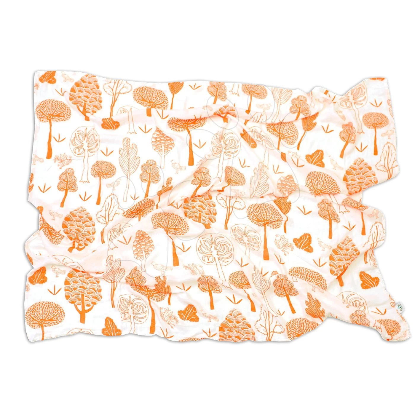 Bambus-Babytragetücher ToTs-smarTrike Bäume 3 Stück 100% Bambusseide Orange Ab 0 Monaten – Bild 2