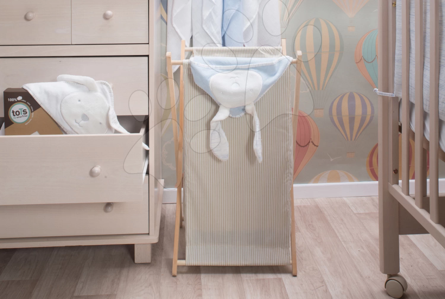 Kapuzenhandtuch Für Die Kleinsten Classic ToTs-smarTrike Hase 100% Naturvelours Baumwolle Rosa Ab 0 Monaten – Bild 4