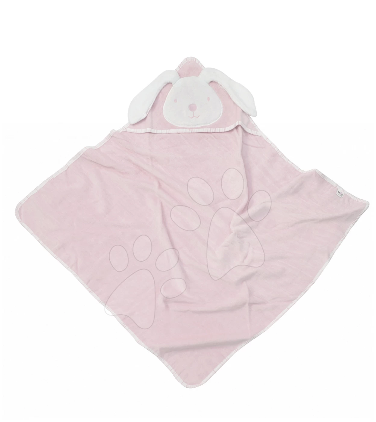 Kapuzenhandtuch Für Die Kleinsten Classic ToTs-smarTrike Hase 100% Naturvelours Baumwolle Rosa Ab 0 Monaten
