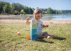 Zuckerrohrturm Bio Sugar Cane Magic Tower Smoby 40 Cm 6 Tassen - Aus Der Smoby Green-Kollektion 100 % Recycelbar Ab 12 Monaten