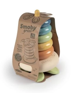Zuckerrohr-Pyramide Pflanzen Bio Sugar Cane Roly Poly Pyramid Smoby 5 Ringe - Aus Der Smoby Green Kollektion 100% Recycelbar Ab 12 Monaten