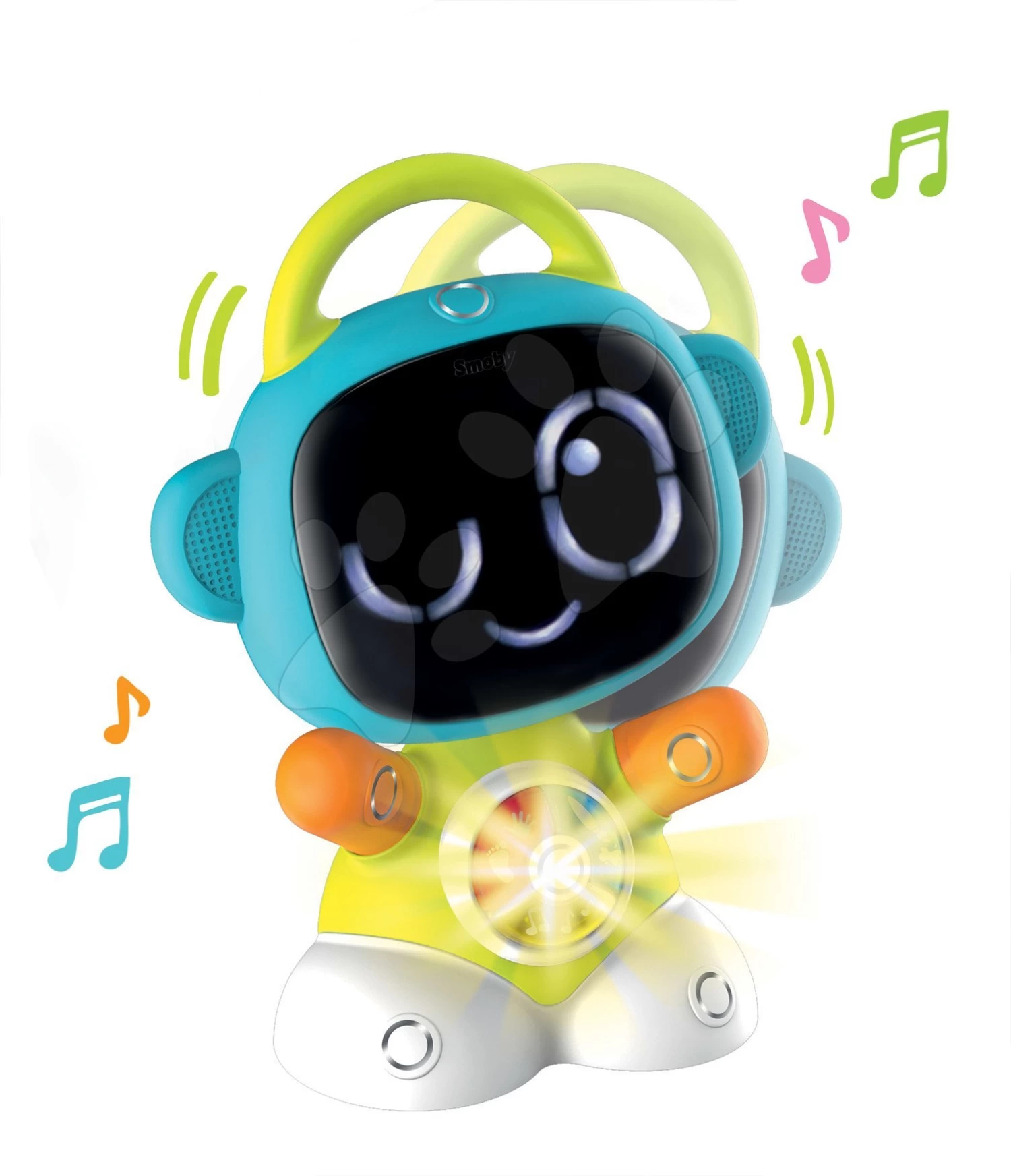 Set Interaktiver Roboter TIC Smart Smoby Mit 3 Lernspielen Und Ein Versteckspiel 1,2,3 Mit Einem Bewegungssensor – Bild 2