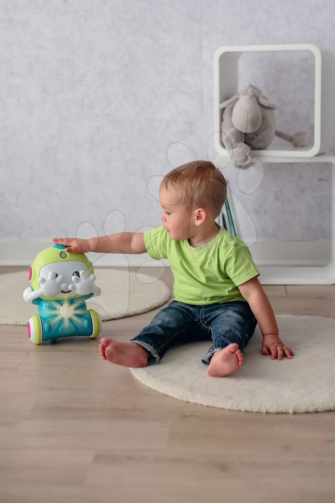 Set Interaktiver Roboter TIC Smart Smoby Mit 3 Lernspielen Und Ein Versteckspiel 1,2,3 Mit Einem Bewegungssensor – Bild 14