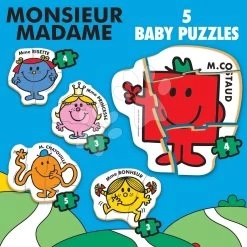 Puzzle Baby Puzzles Monsieur Madame Educa 3-3-4-4-5 Teile Ab 2 Jahren EDU19400