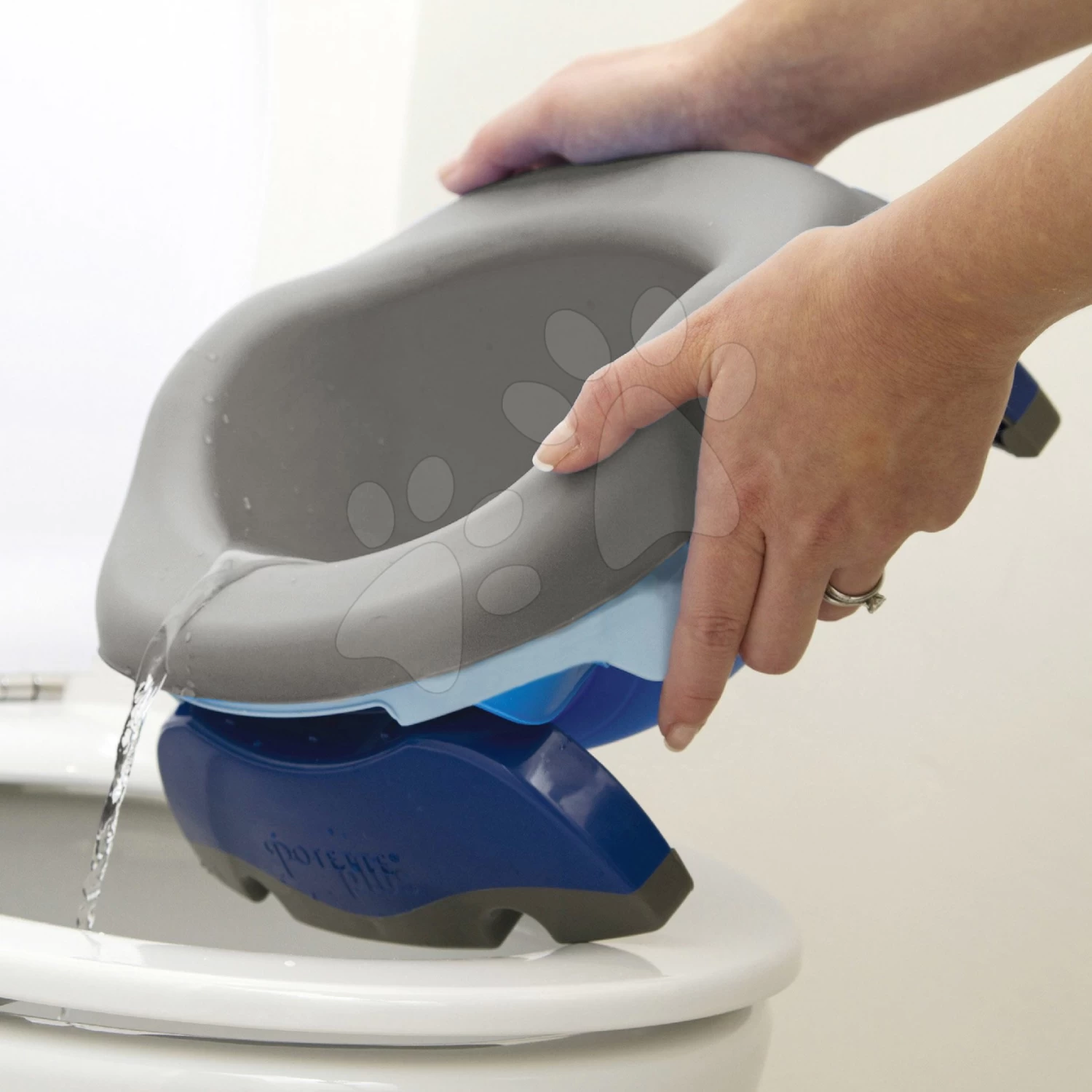 Set Reisetöpfchen / Toilettenaufsatz Potette Plus 2v1 Kalencom Grün Mit Silikoneinlage + 10 Einwegeinlagen Für Reisetöpfchen Und Reisetasche Ab 15 Monaten – Bild 20