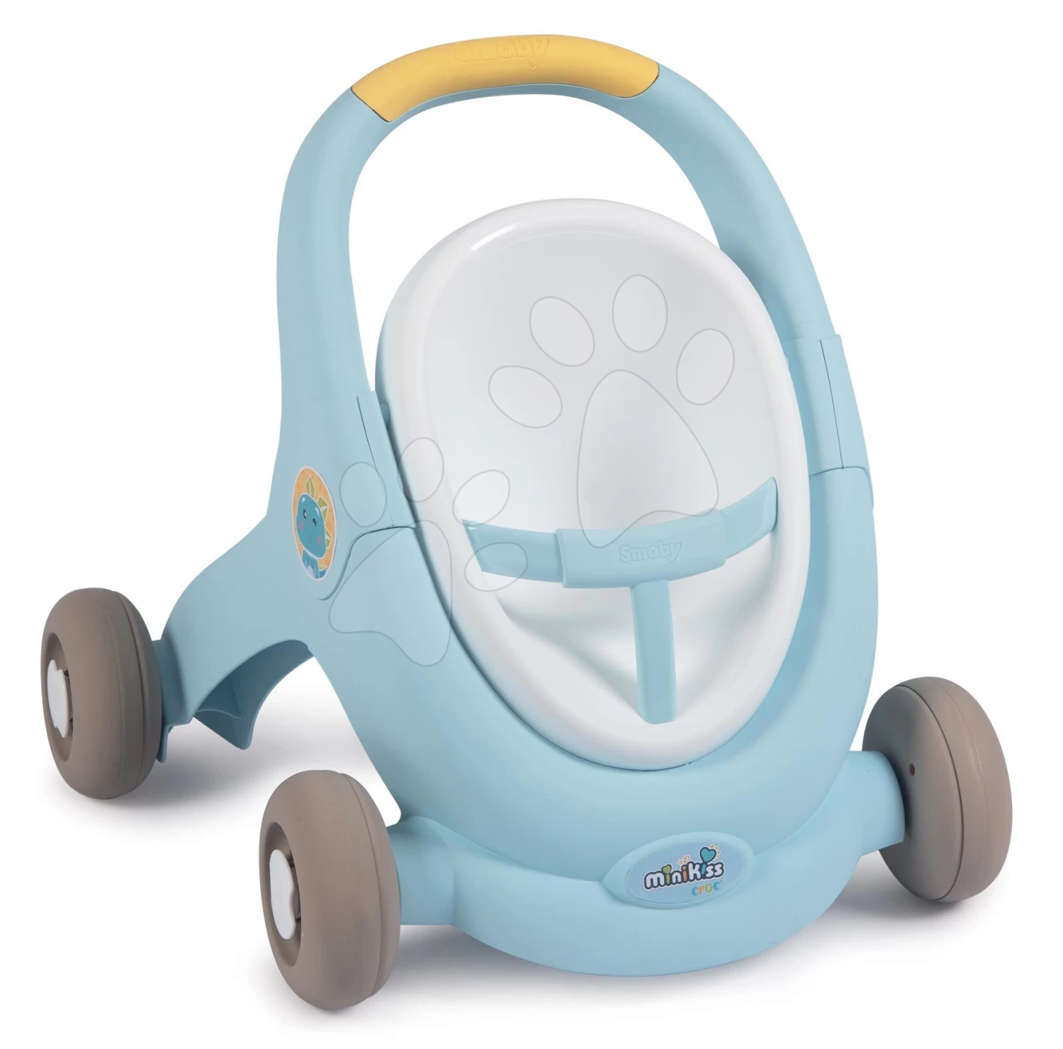 Set Didaktisches Tischlein Cotoons Smoby Mit Funktionen Blau Kinderwagen Und Lauflernhilfe 3in1 MiniKiss Mit Der Puppe – Bild 19
