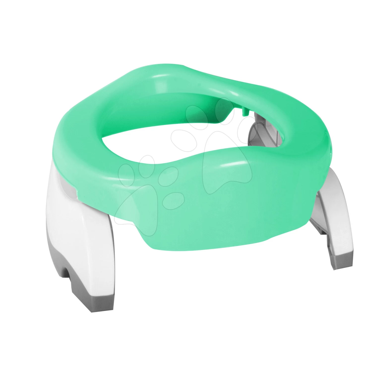 Set Reisetöpfchen / Toilettenaufsatz Potette Plus 2v1 Kalencom Grün Mit Silikoneinlage + 10 Einwegeinlagen Für Reisetöpfchen Und Reisetasche Ab 15 Monaten – Bild 6