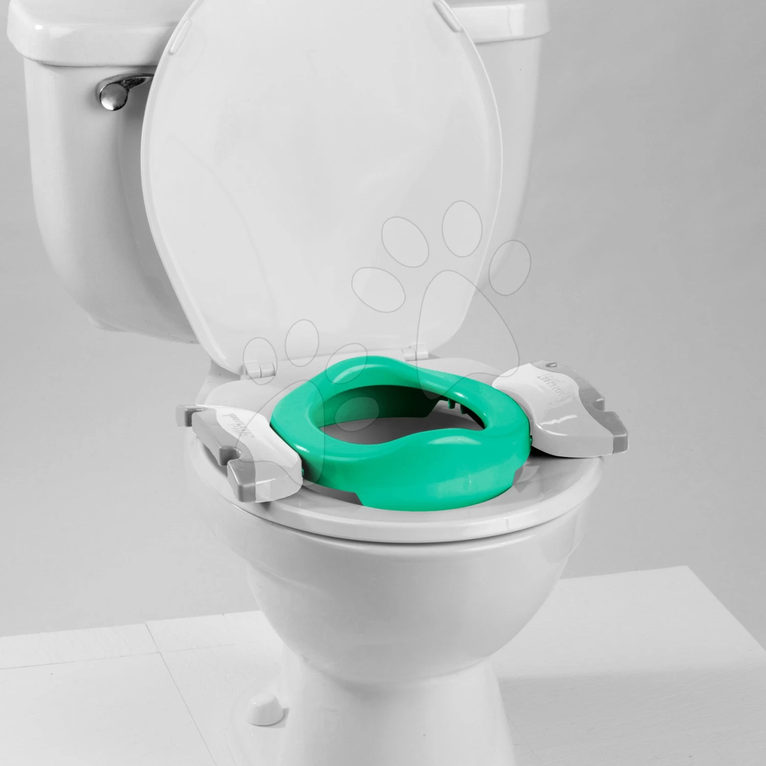 Set Reisetöpfchen / Toilettenaufsatz Potette Plus 2v1 Kalencom Grün Mit Silikoneinlage + 10 Einwegeinlagen Für Reisetöpfchen Und Reisetasche Ab 15 Monaten – Bild 9