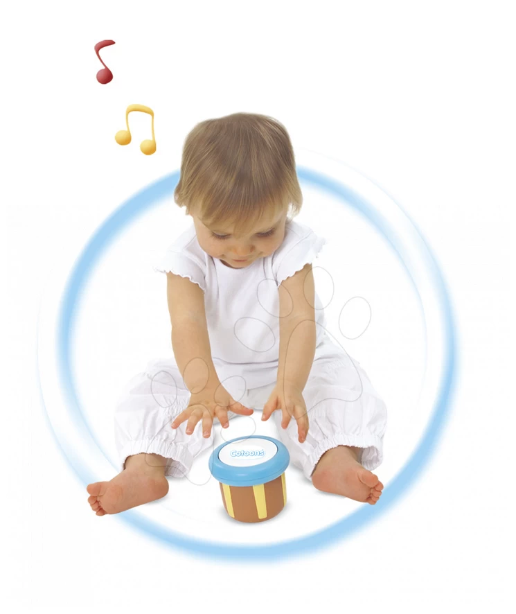 Musikalisches Xylophon Cotoons Smoby Mit Schlagzeug Und Glocke Ab 12 Monaten – Bild 4