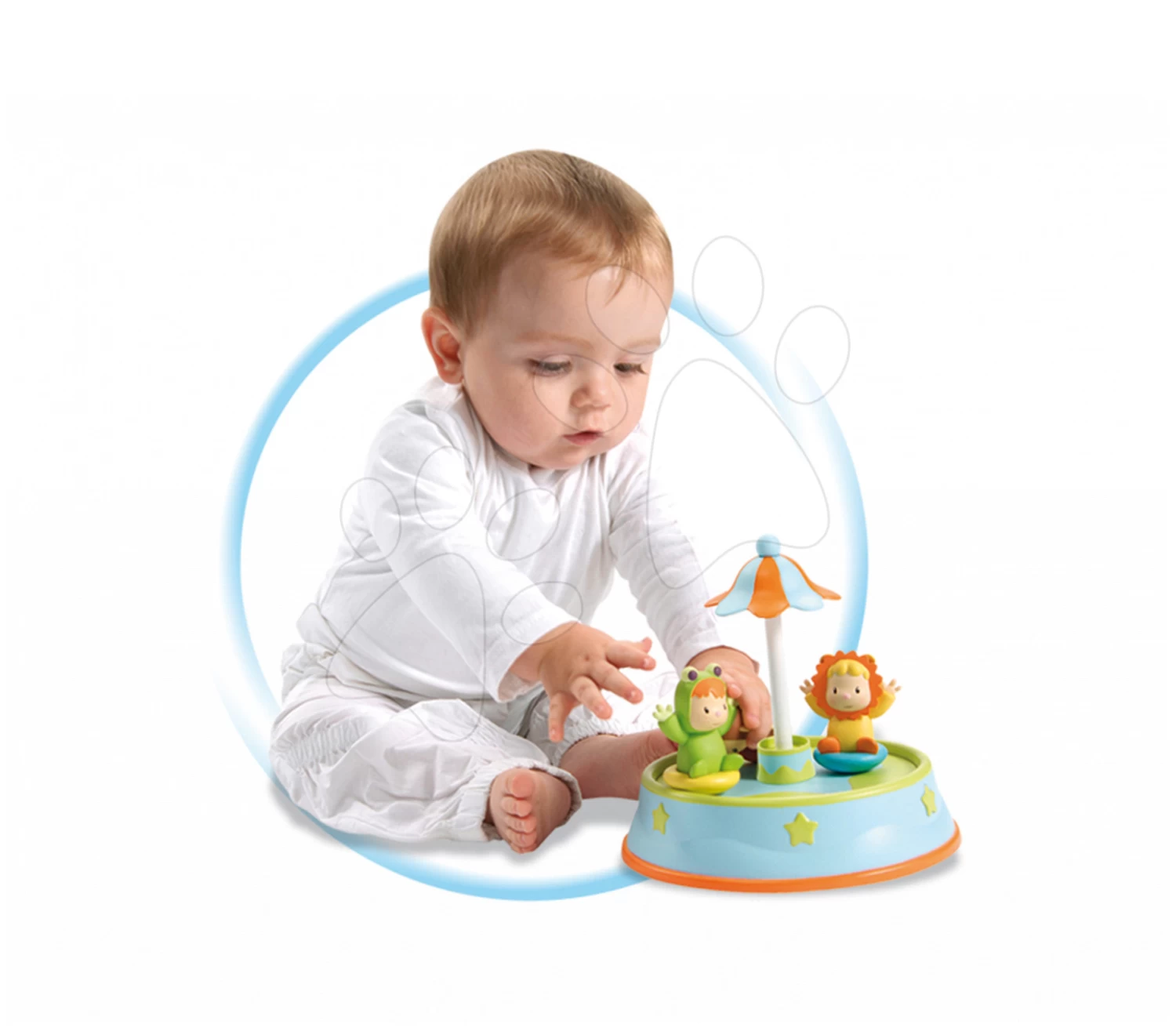 Set Karussell über Dem Kinderbett Star Cotoons Smoby 2in1 Mit Eulen Und Fanzende Figuren Mit Ton – Bild 8