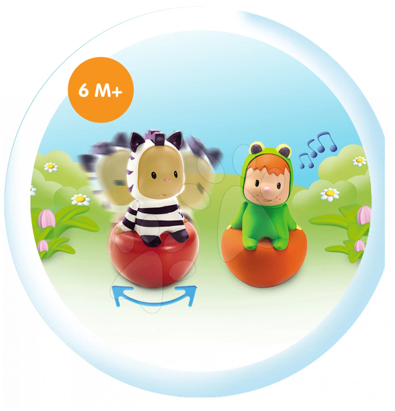 Set Karussell über Dem Kinderbett Star Cotoons Smoby Und Eine Froschfigur Wabap Zebra Punky (eine Figur) – Bild 8