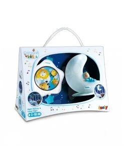 Leuchtender Mond Und Stern Cotoons Smoby Mit Sound Für Babys Blau