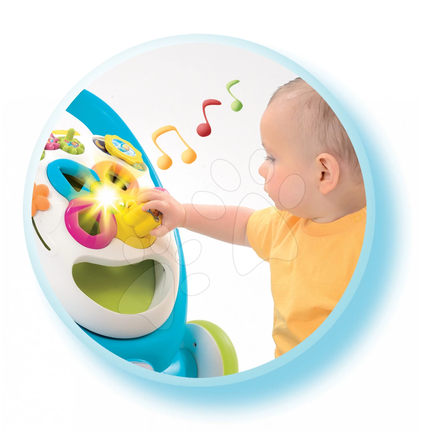 Set Karussell über Dem Kinderbett Star Cotoons 2v1 Smoby Mit Eulen Und Didaktische Lauflernhilfe Mit Licht Und Ton (blau / Pink) – Bild 18