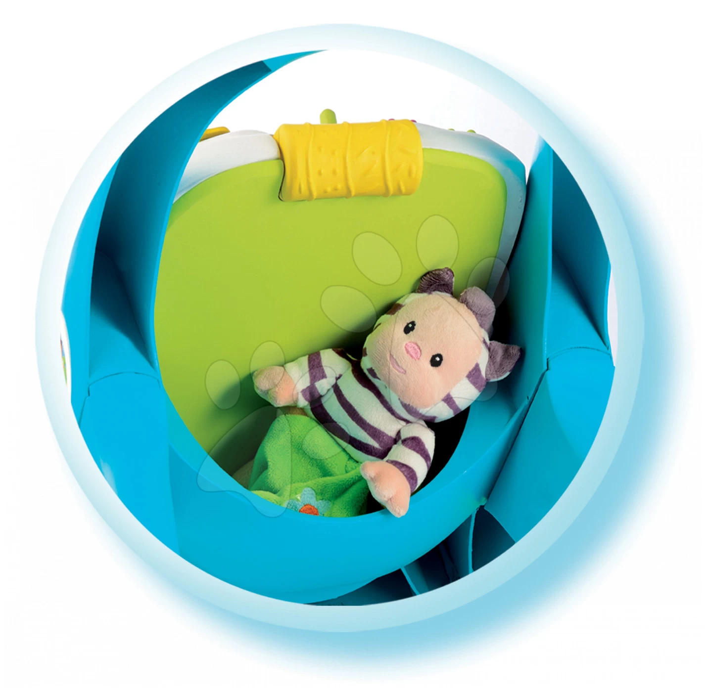 Set Karussell über Dem Kinderbett Star Cotoons 2v1 Smoby Mit Eulen Und Didaktische Lauflernhilfe Mit Licht Und Ton (blau / Pink) – Bild 19