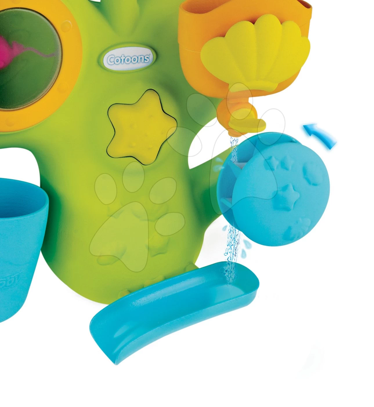 Set Didaktischer Tisch Activity Table Cotoons Smoby Mit Ton Und Licht Und Ein Wasserpark In Der Badewanne Mit Rutsche – Bild 15