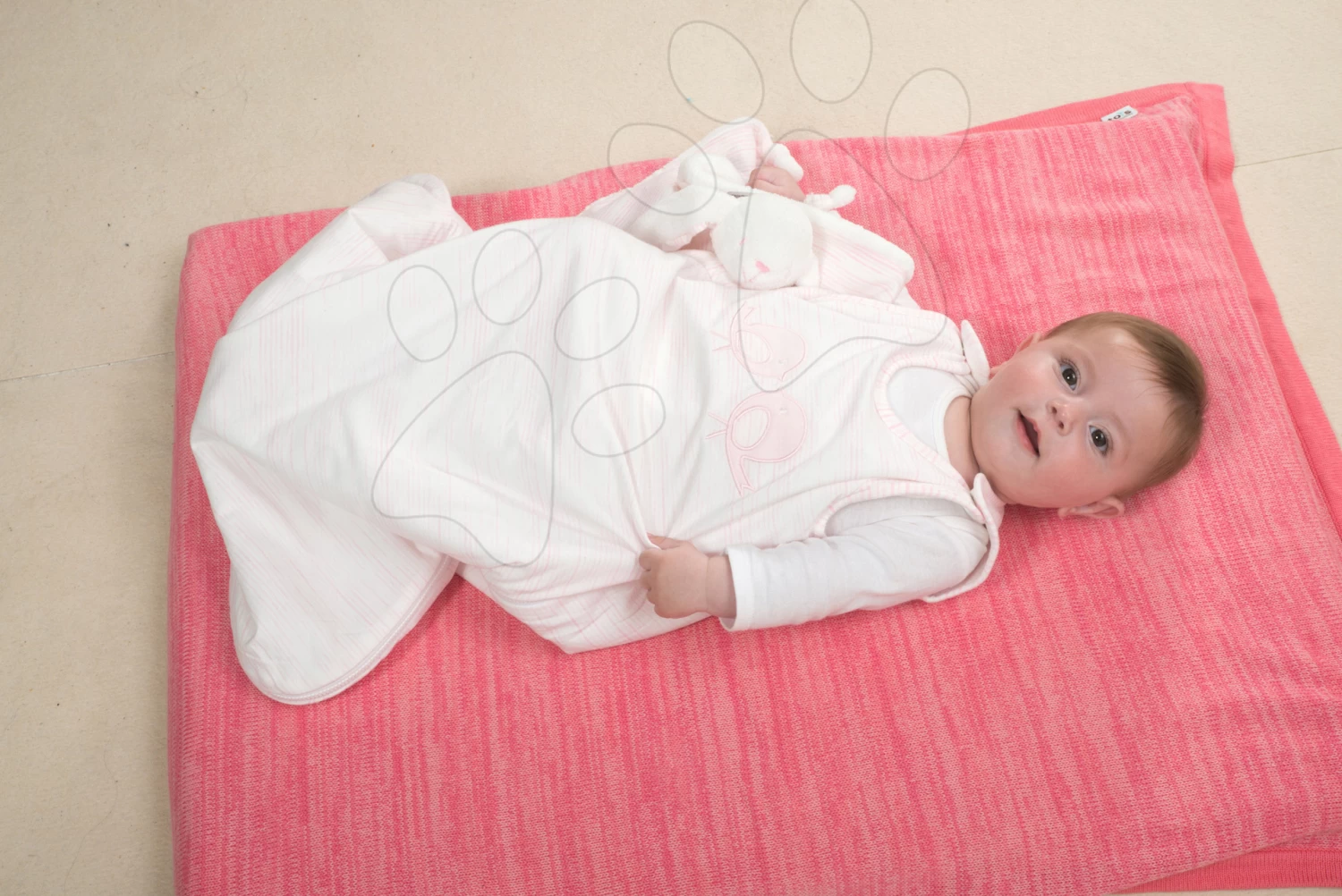 Schlafsack Für Babys Classic ToTs-smarTrike Vögel 100% Baumwollejersey Blau Sommer Ab 6 Monaten – Bild 2