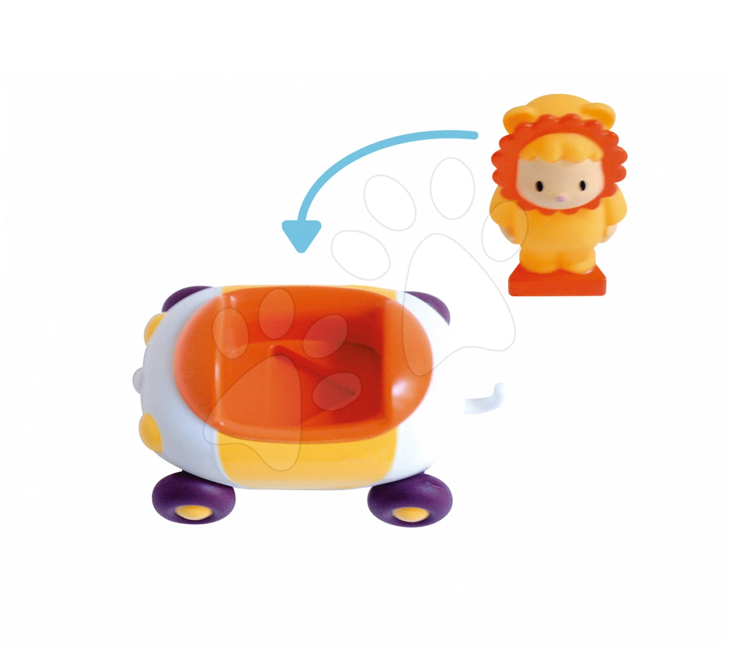 Set Lauflernhilfe Trott Cotoons 2v1 Smoby Grün Mit Würfeln, Licht Und Melodie Und Spielzeugautos – Bild 6