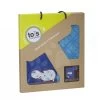 Joy ToTs-smarTrike Krippenset Hippo Bettbezug Und Kissen 100% Baumwollsatin Blau Ab 0 Monaten