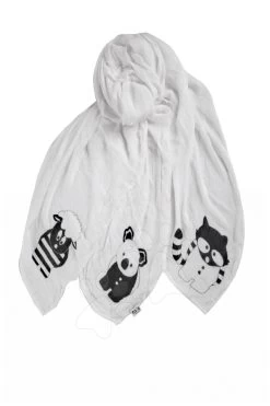 Bambus-Babytragetücher Bamboo Black&White ToTs-smarTrike Tiere 3 Stück 100% Bambusseide Ab 0 Monaten