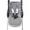 Bezug Für Den Kinderwagen Bäume Bamboo ToTs-smarTrike Schwarz & Weiß Doppelseitig, Satin Und Baumwolle