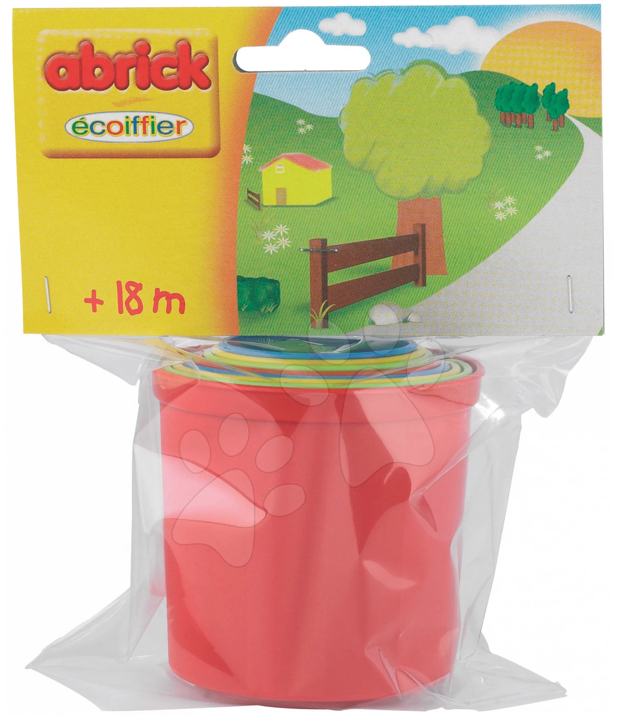 ECOIFFIER Faltbare Tassen Zu Einlegen Abrick Écoiffier 8 Stück Ab 18 Monaten