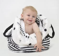 Korb Bäume Bamboo ToT's SmarTrike Black&White Textil, Bambusseide Und Satin 45*40 Cm